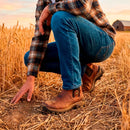 Kit de Bota Masculina Adventure de Cuero Legítimo y Suela Antideslizante +4 REGALOS: Billetera, Sombrero, Cinturón y Vaso Térmico