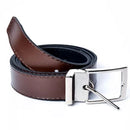 Cintos masculinos doble faz, elegantes, lanzamiento